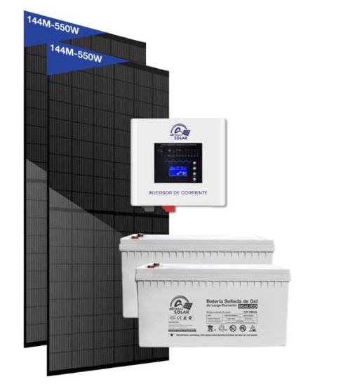Kit Solar GEL 2.0 - 1.5 KW 