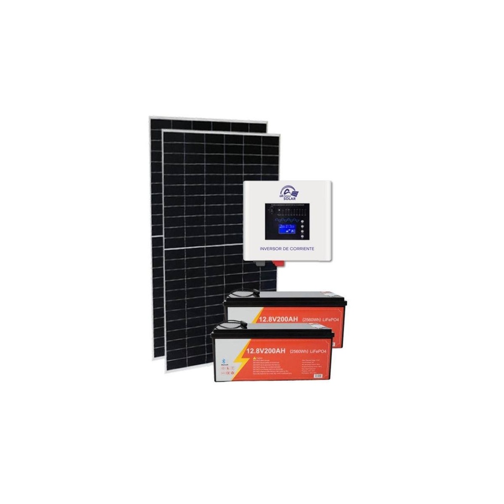 Kit Solar  Litio 2.0 - 1.5 KW 