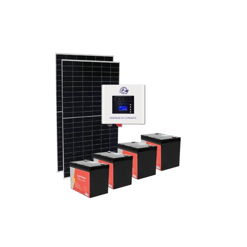 Kit Solar Litio 3.0 - 1.5 KW 